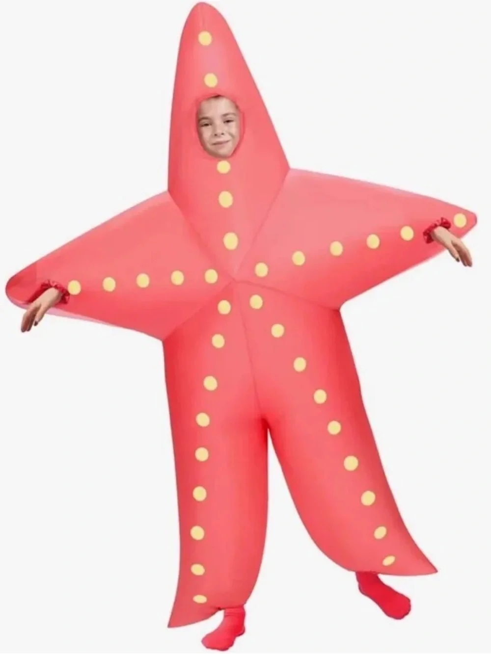 Kids blow up starfish costume